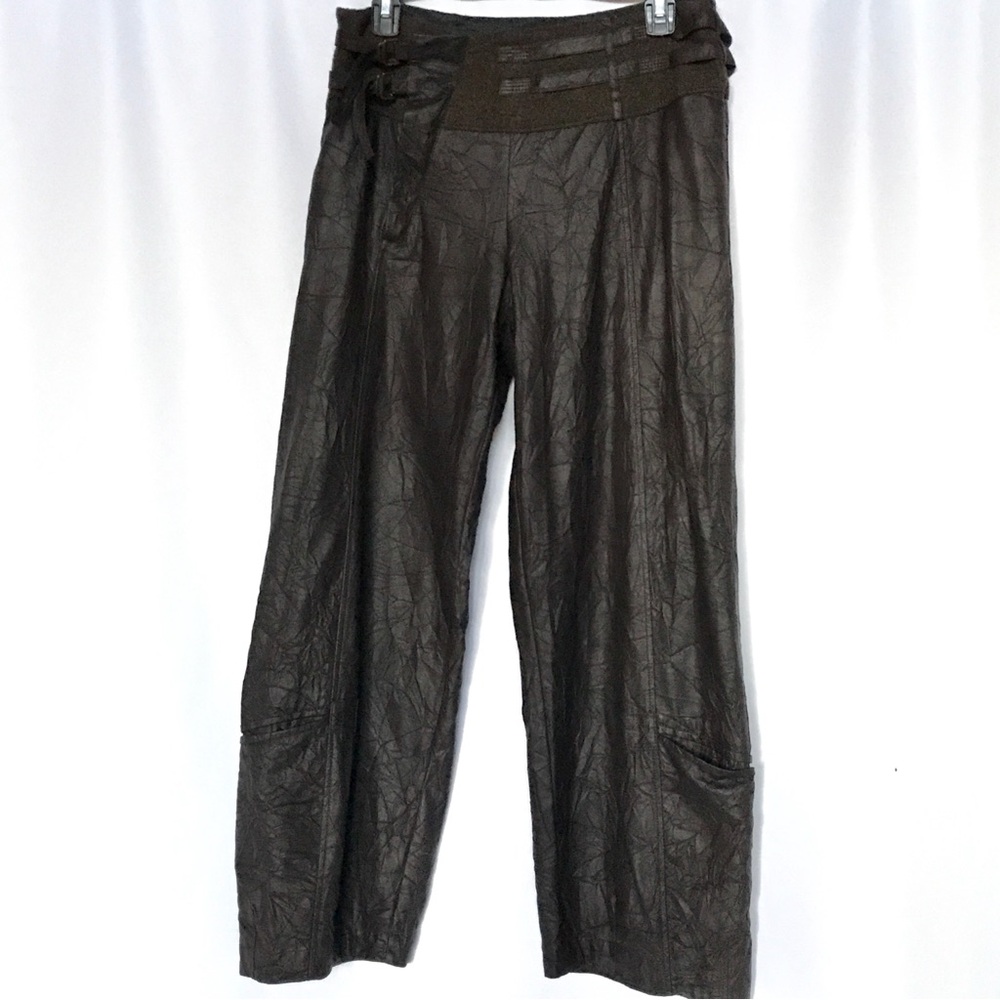 Animale Chocolate Brown Wide Leg Pants